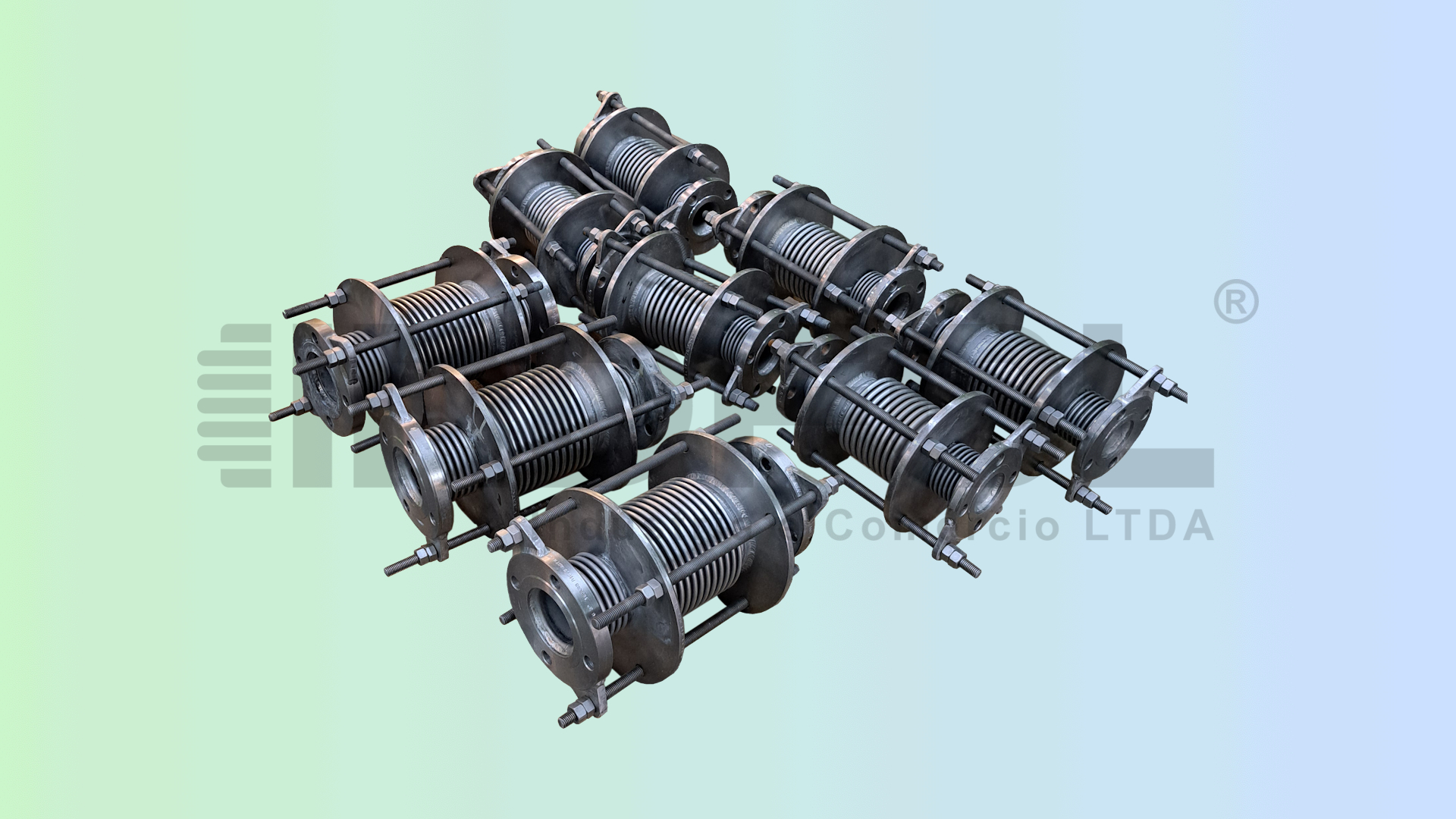 Junta de Expansão Metálica Autocompensada - DN. 3 x 400mm.