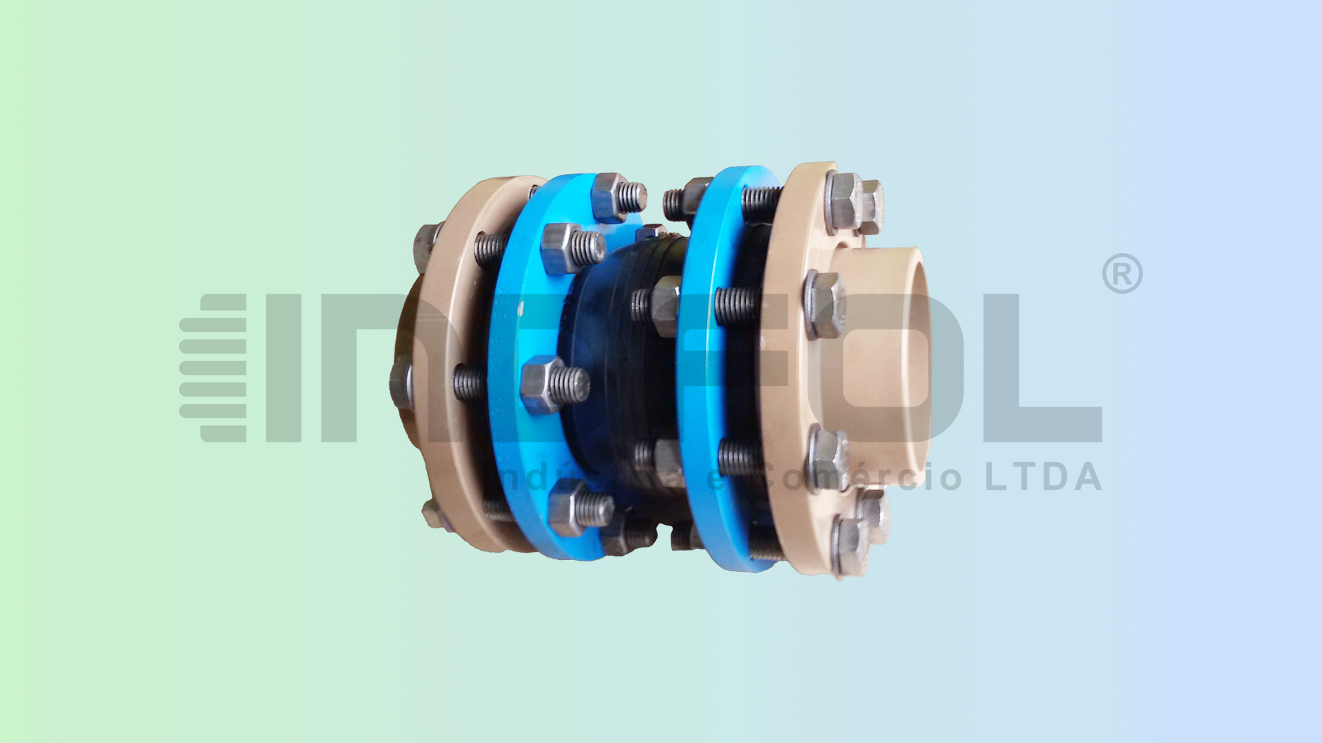 Juntas de Expansão de Borracha JEBFS - DN. 4 x 135mm.