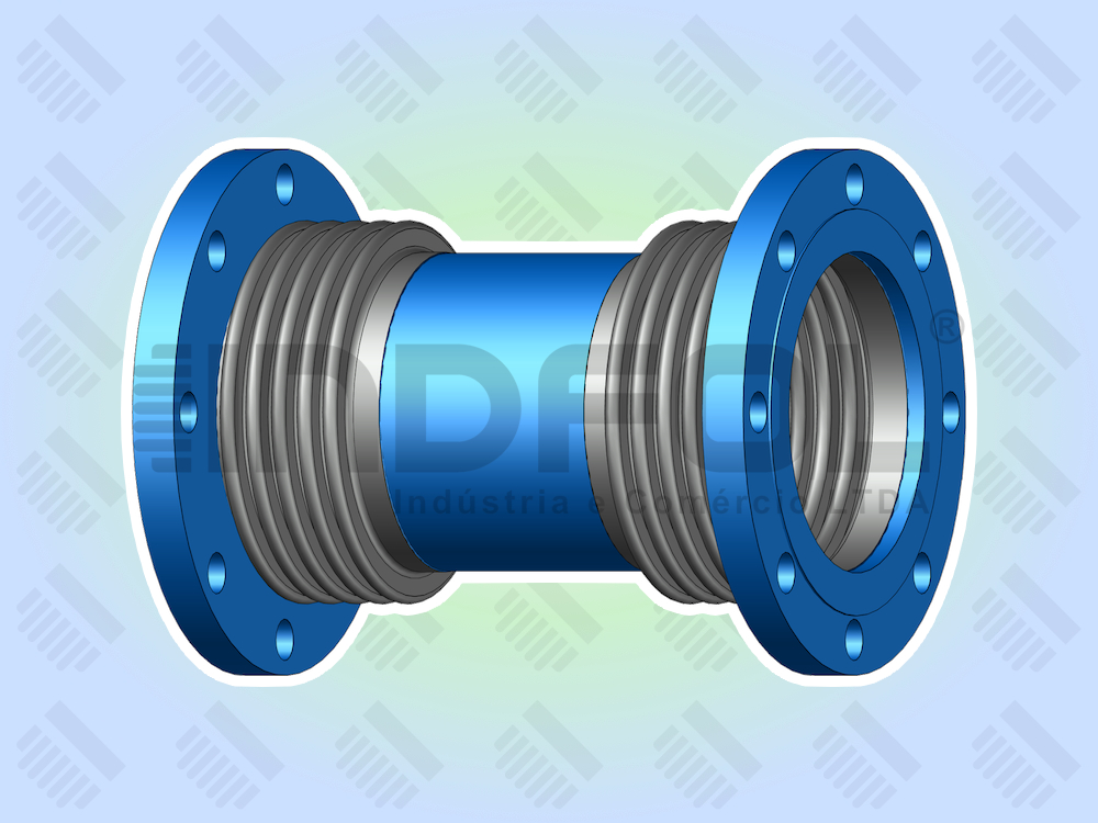 Junta de Expansão Metálica Universal Flangeada