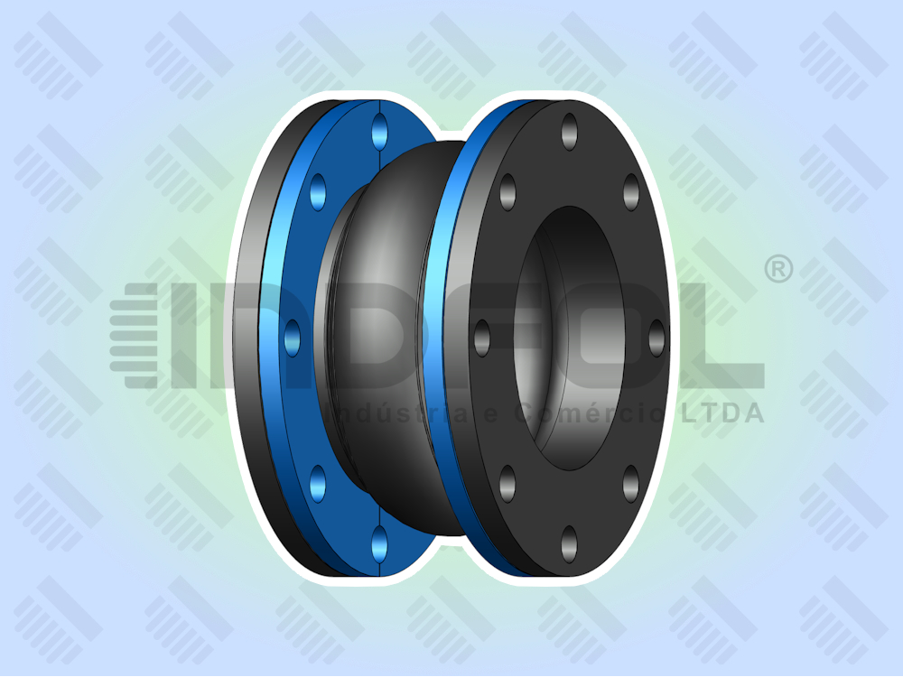 Juntas de Expansão de Borracha JEBJI Flangeada