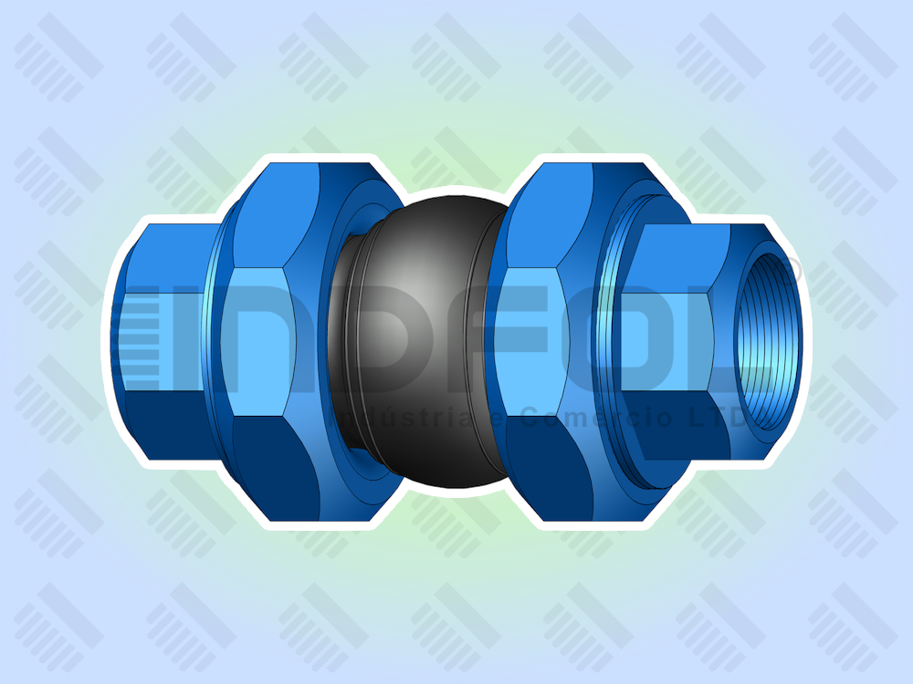 Juntas de Expansão de Borracha JEBRI-1 Roscada
