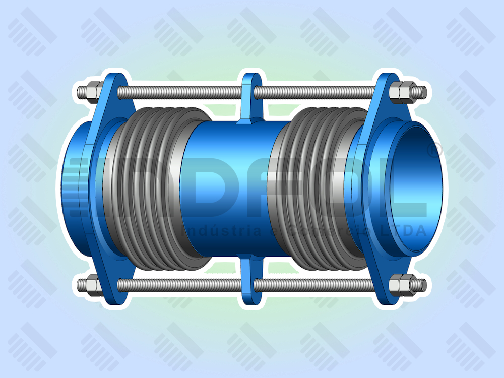 Junta de Expansão Metálica Universal Ponta Para Solda com Tensor